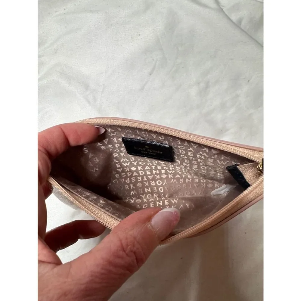 Kate Spade Glitter Wristlet Clutch - Rose Gold